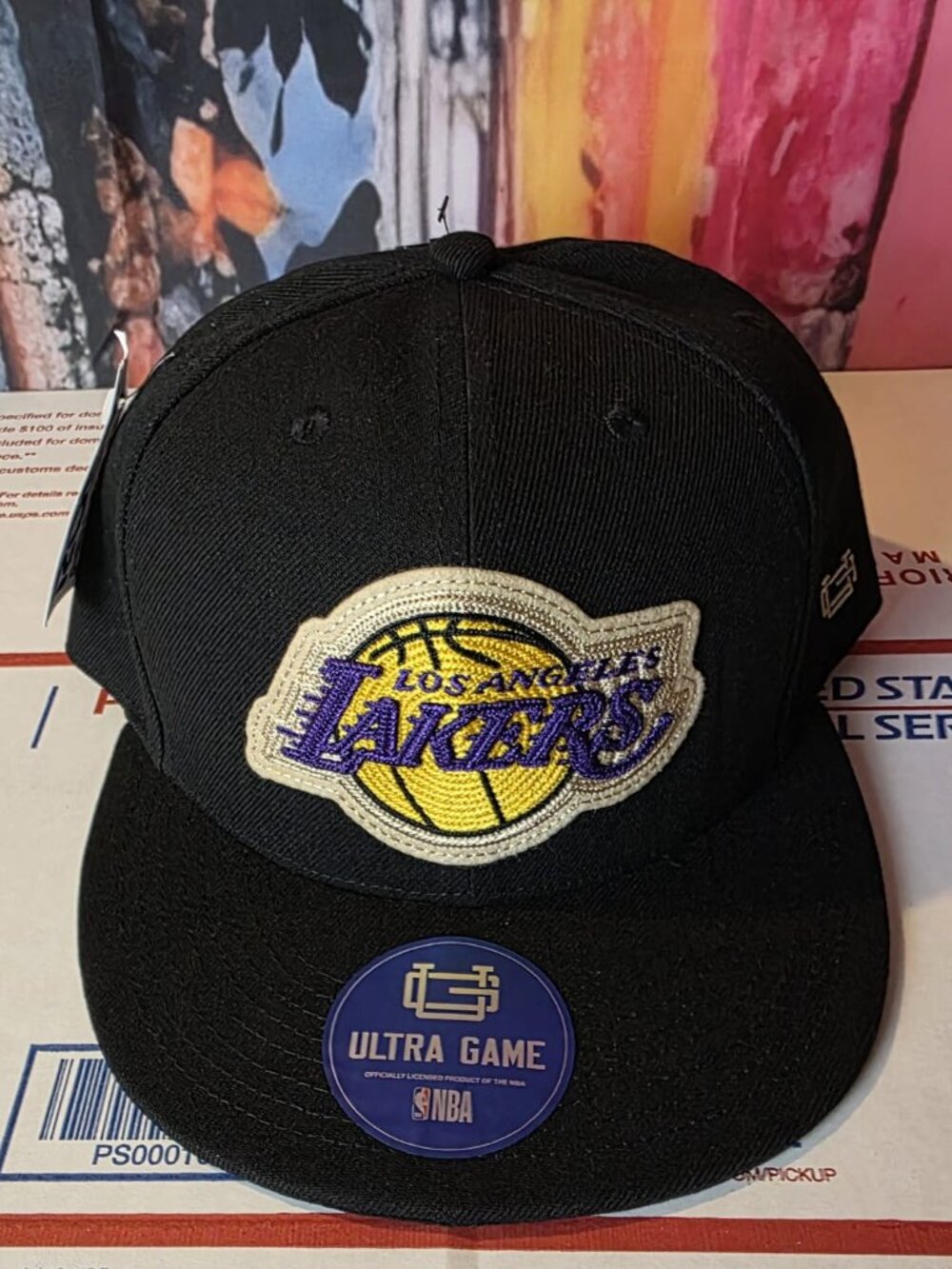 Los Angeles Lakers NBA Ulta Game Black Snapback Cap Hat
